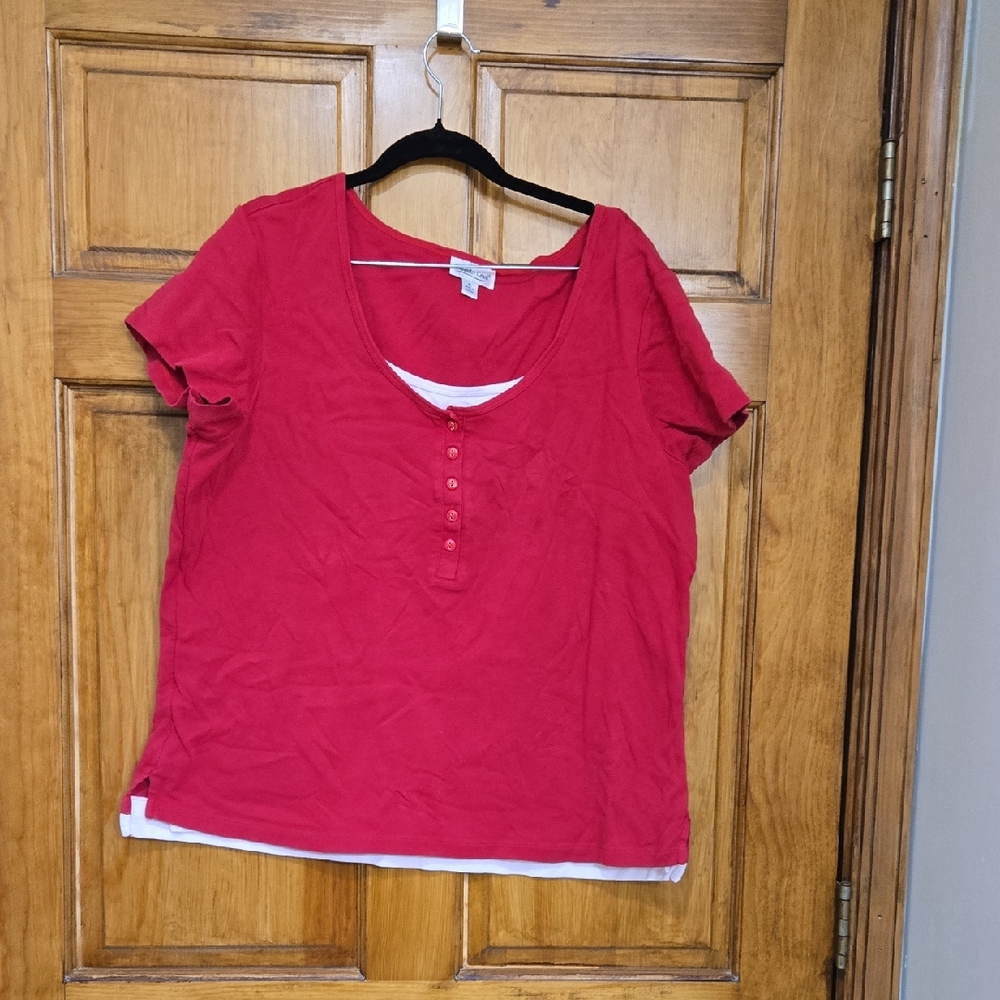 Coldwater Creek Scoop Nect Top